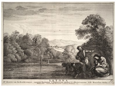 Latona by Wenceslaus Hollar